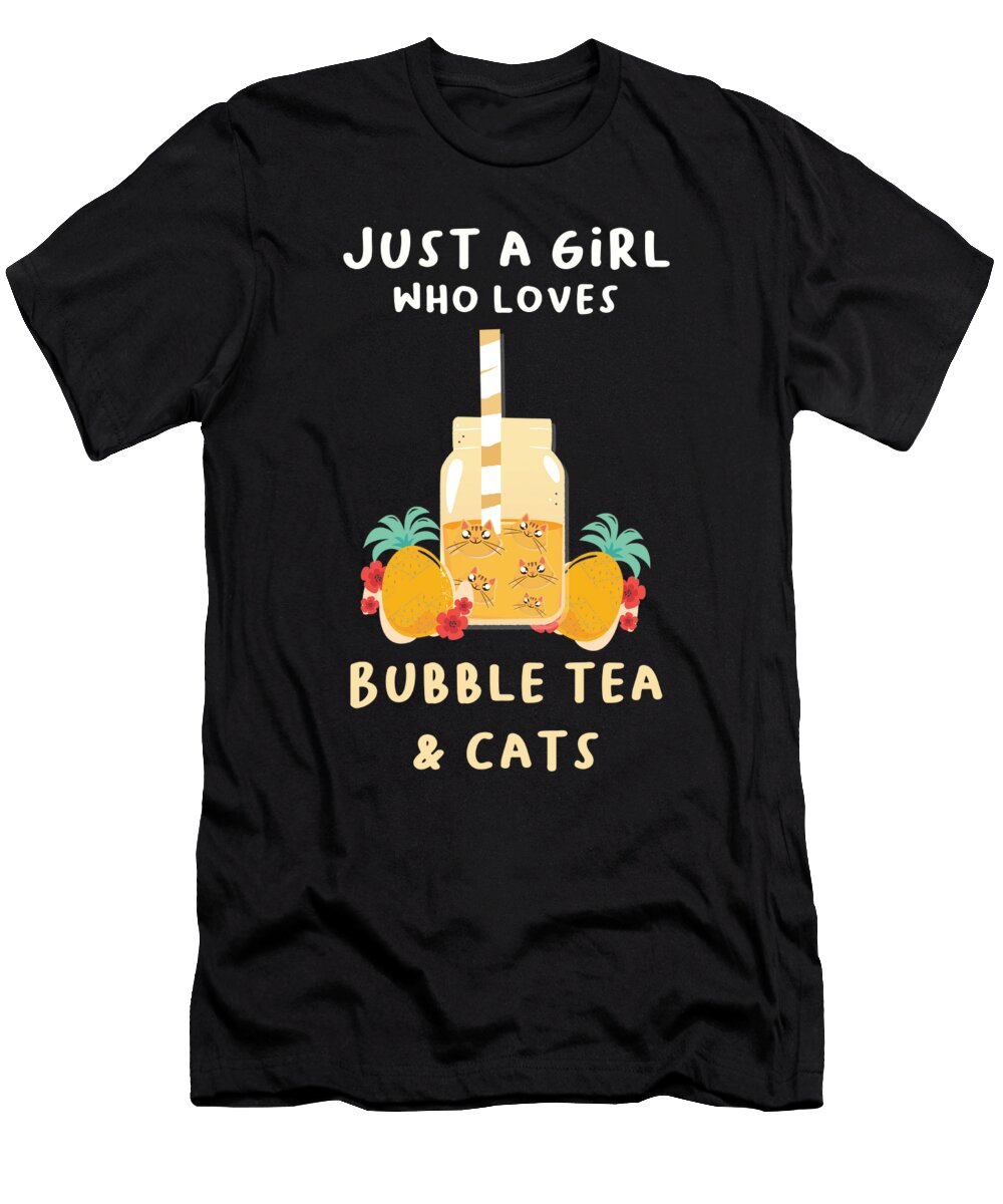 Bubble Tea Kawaii Saying Funny Manuel Schmucker T-Shirt