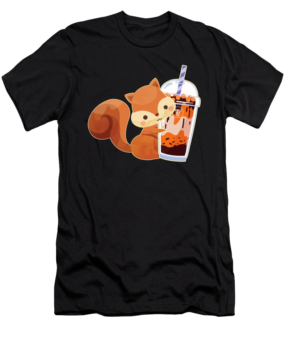 Bubble Tea Squirrel Manuel Schmucker T-Shirt
