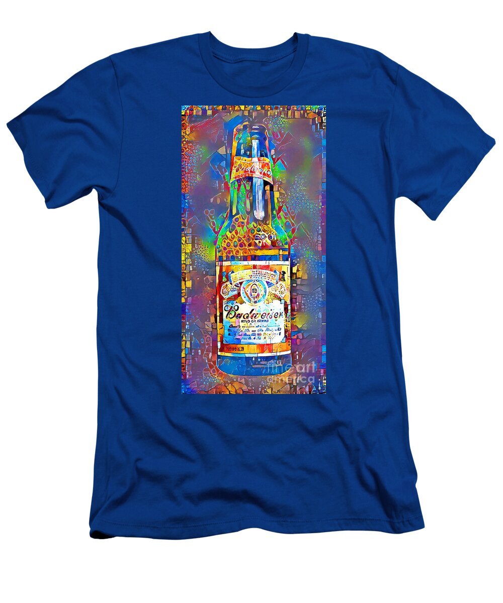 Budweiser Beer in Contemporary Vibrant Happy Color Motif 20200503 Wingsdomain Art and Photography T-Shirt
