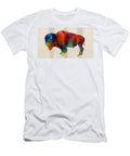Buffalo Animal Print Wild Bill By Sharon Cummings Sharon Cummings T-Shirt