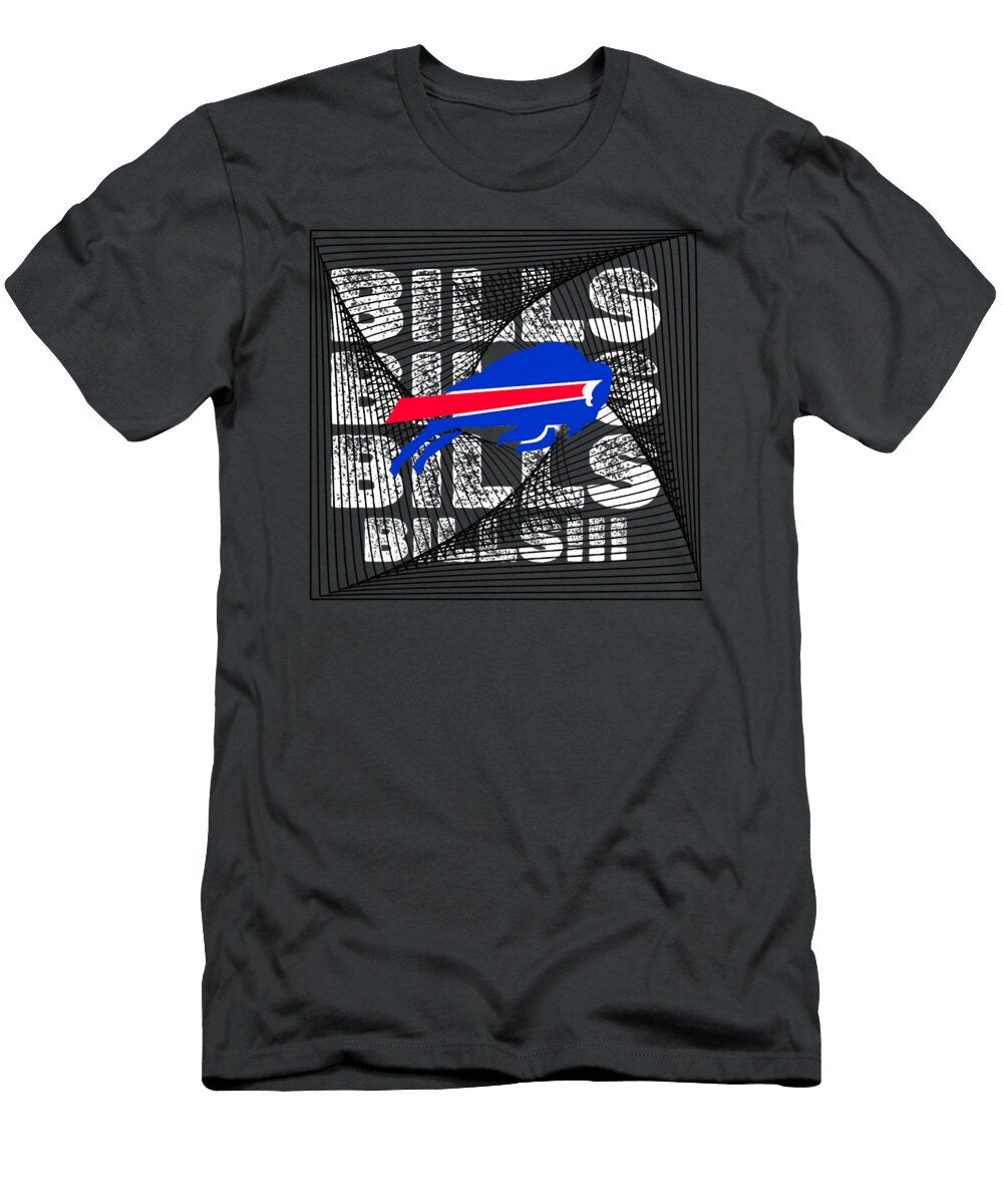 Buffalo Bills Logo Design Milar Style T-Shirt