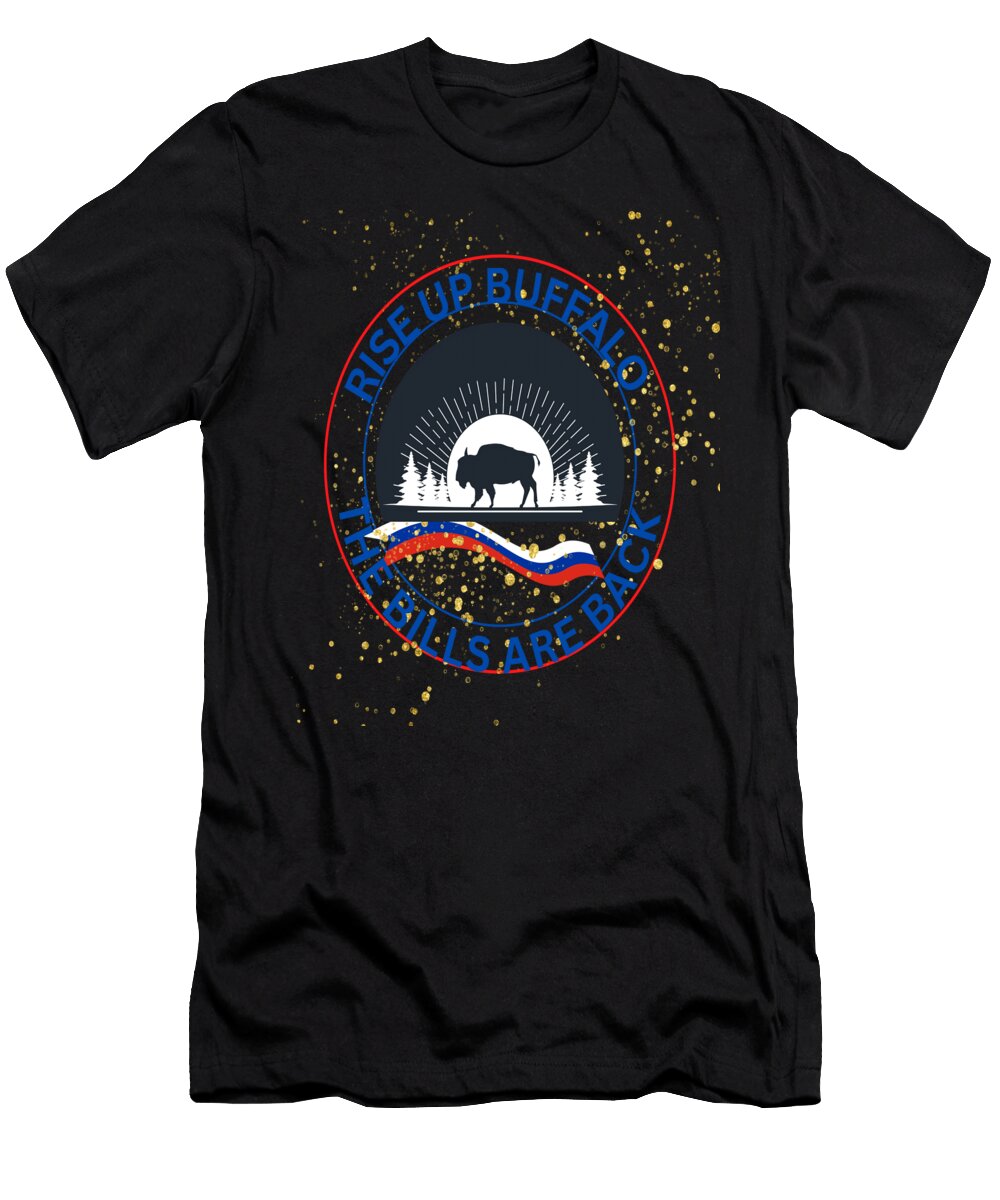 Buffalo Bills NFL Mascots Spirited Antics Nicole Georges T-Shirt