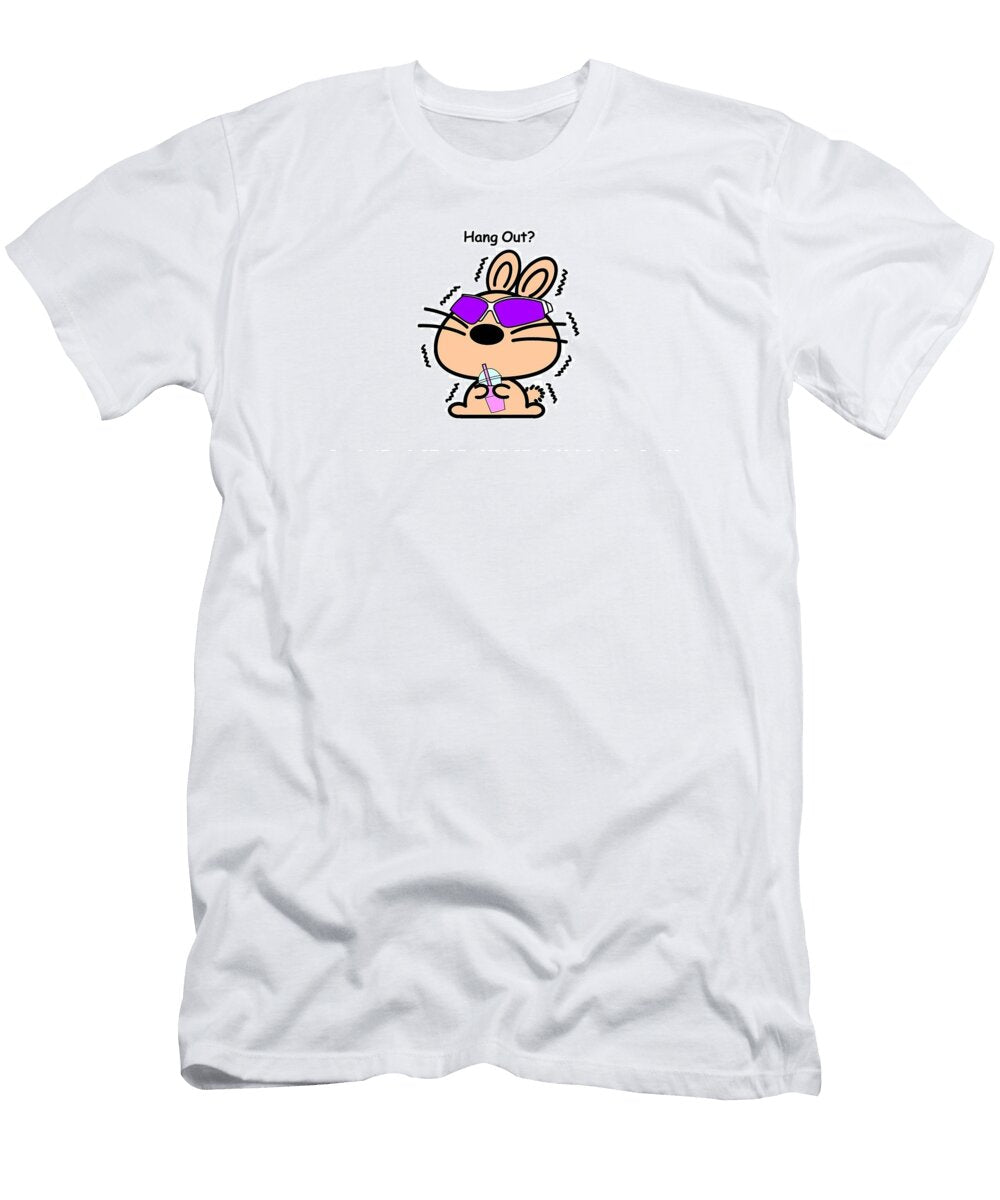Bunny Cat Hanging Out Gonta the Bunny Cat T-Shirt