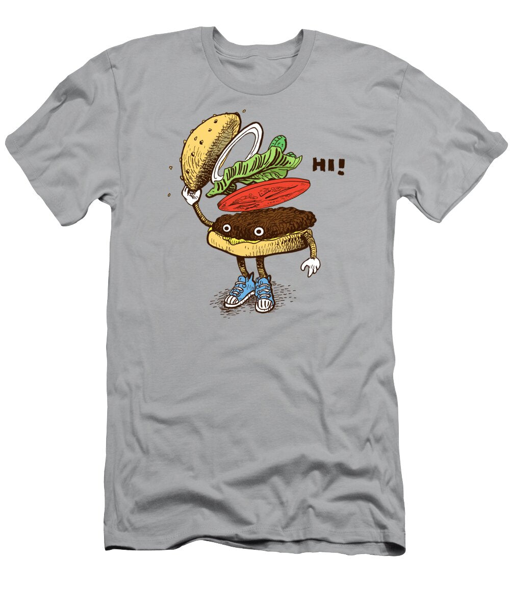 Burger Greeting Eric Fan T-Shirt