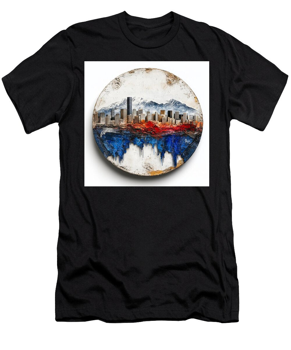 Burgundy and Blue Majesty Max Freeman T-Shirt