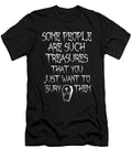Bury Some People Dark Morbid Goth Humor Shannon Nelson Art T-Shirt