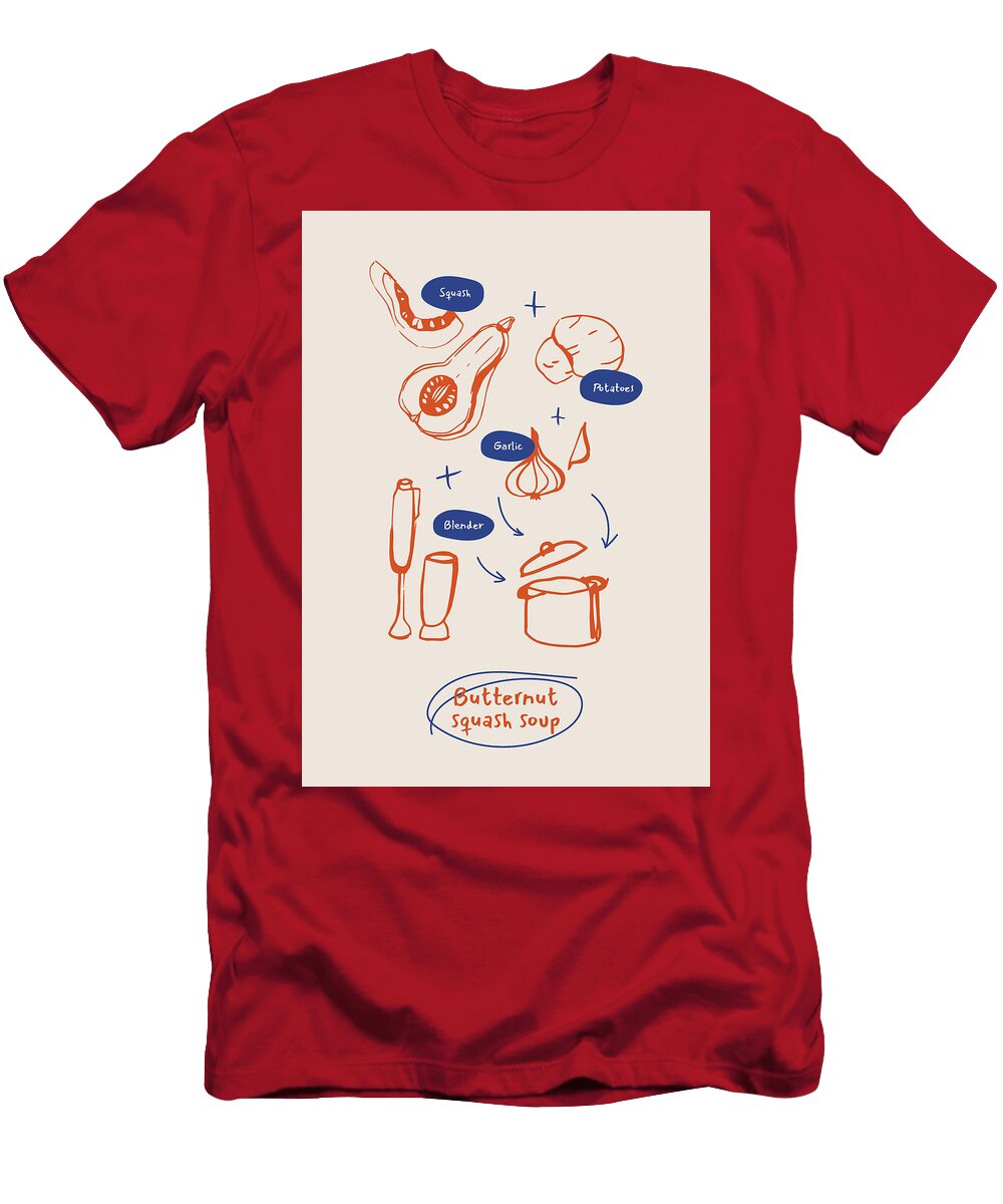 Butternut Squash Soup Murellos Design T-Shirt
