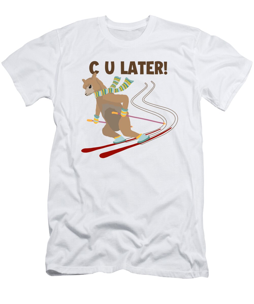 C U Later Vicuna Guanaco Llama Breeder Alpaca Graphics Lab T-Shirt