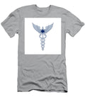 Caduceus with Pilot Wings Emt Star Icon Aloysius Patrimonio T-Shirt