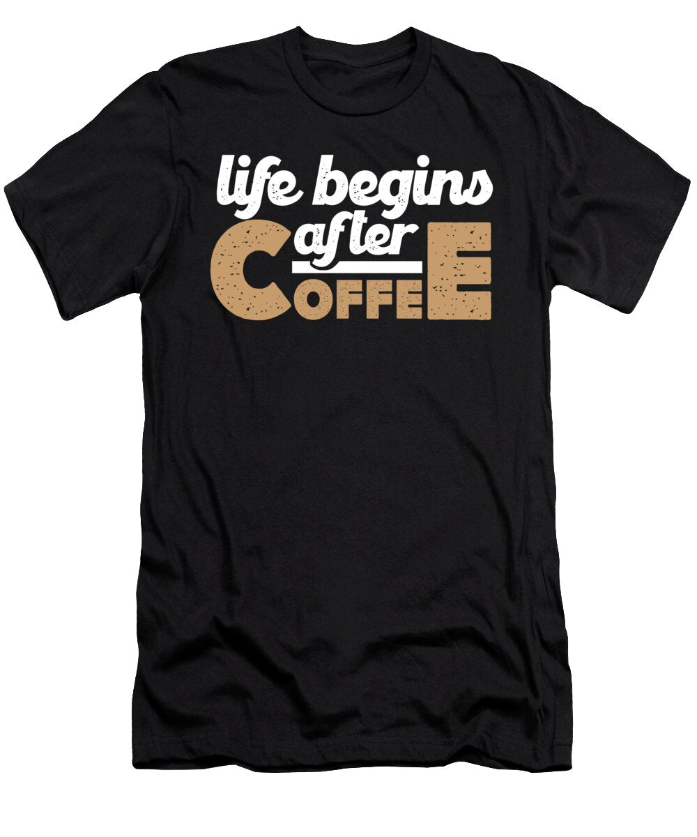Cafe Espresso Caffeine Coffee Lover Barista Crazy Squirrel T-Shirt