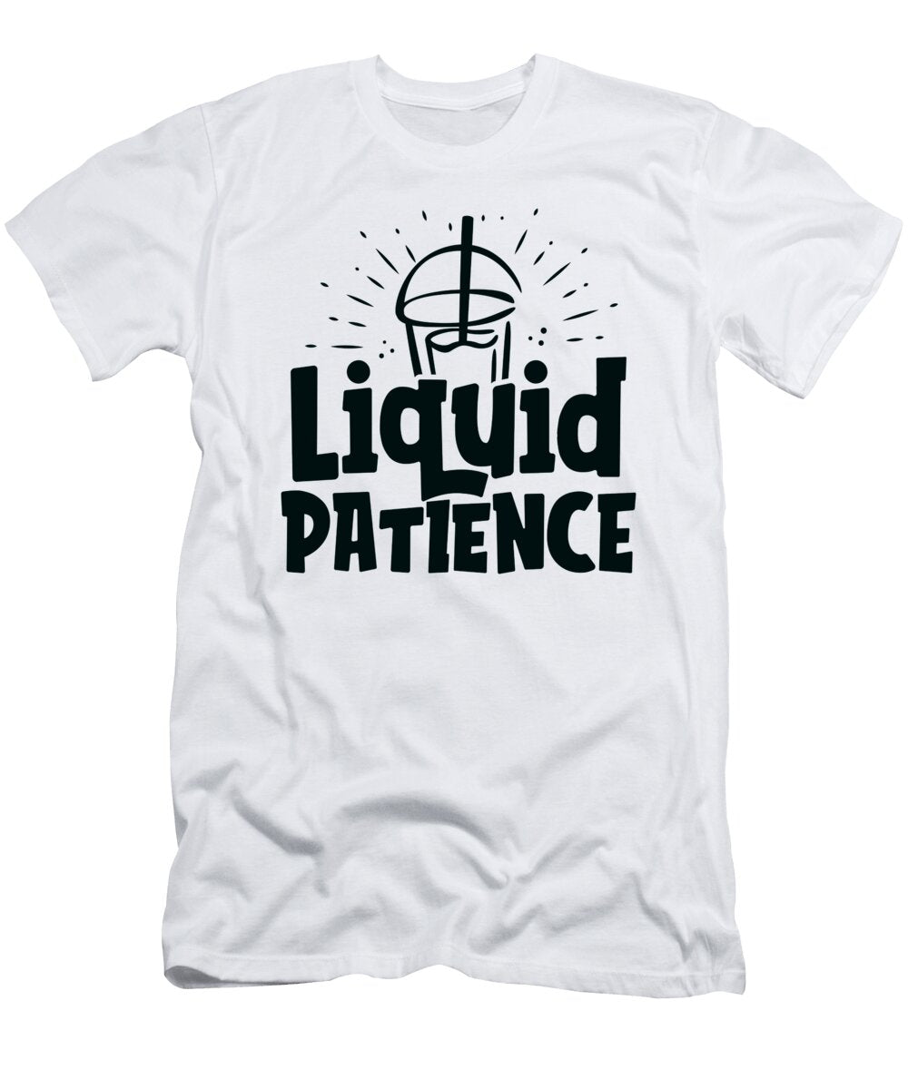 Caffeine Liquid Patience Coffee Drinker Gifts Kanig Designs T-Shirt