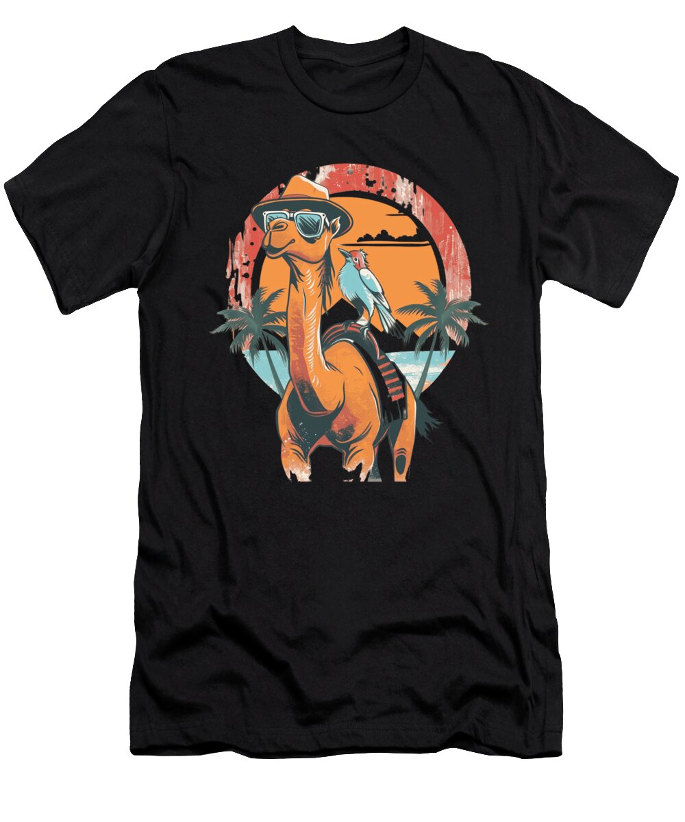 Camel Fascinating Footprints Mizorey T-Shirt