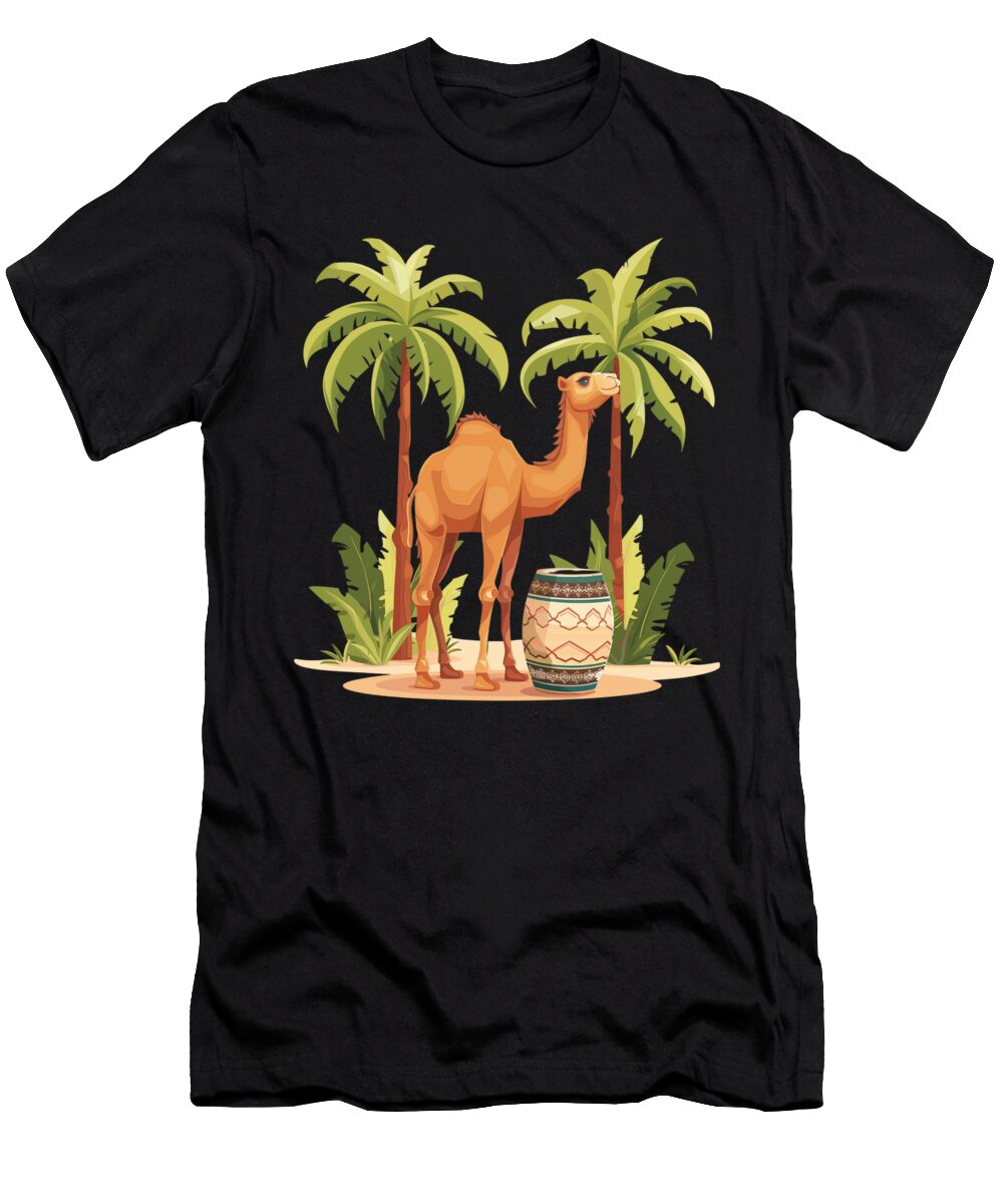 Camel Unique Footpads Robertz Schuler T-Shirt