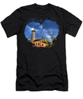Cana Island Lighthouse Milky Way in Door County Wisconsin Christopher Arndt T-Shirt