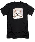 Canadian Eskimo Dog Peeking Over Wall 02 Elisabeth Lucas T-Shirt
