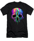Candle Wax Dripping Melting Skull Head Unisex Shannon Nelson Art T-Shirt