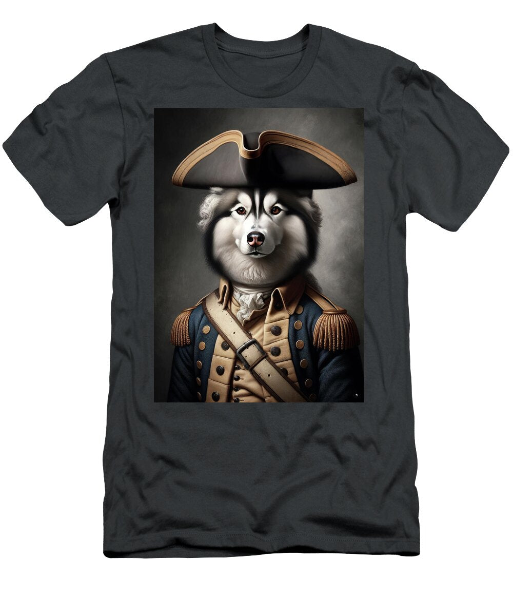 Canine Patriots Siberian Husky Rick Gutierrez T-Shirt