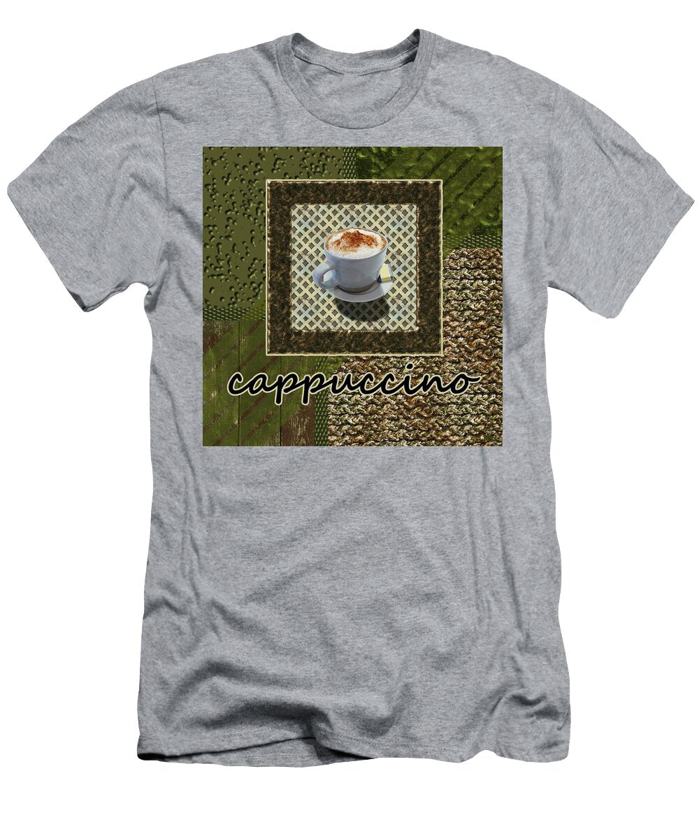 Cappuccino Coffee Art Green Anastasiya Malakhova T-Shirt