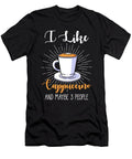 Cappuccino Saying Funny Manuel Schmucker T-Shirt