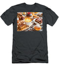 Cappuccino with Assorted Pastries and Chocolate Cake Art Momente T-Shirt