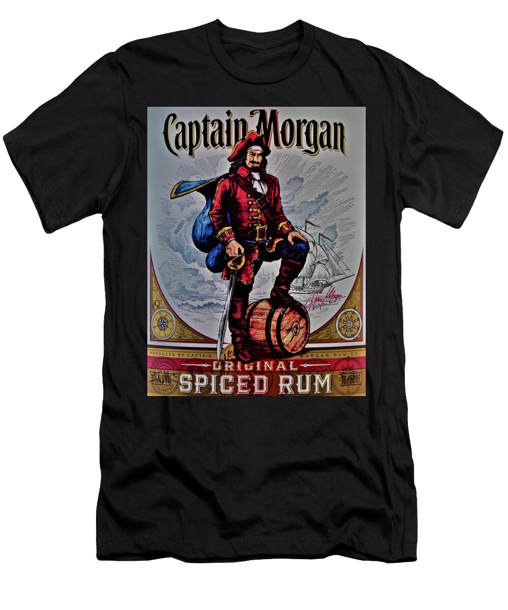 Captain Morgan Frozen in Time Fine Art Photography T-Shirt