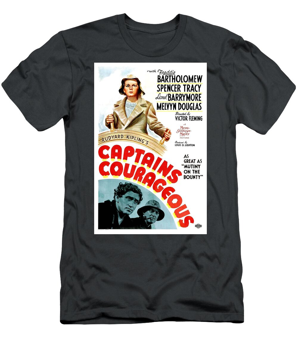 Captains Courageous 1937 Original Movie Poster T-Shirt