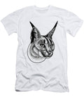 Caracal Small Wild Cat Loren Dowding T-Shirt
