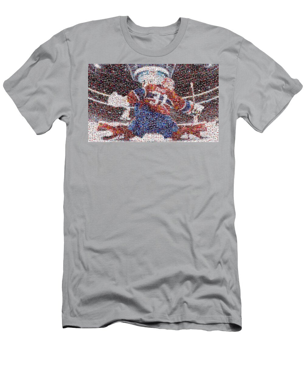 Carey Price At Bell Center Hockey Mosaics T-Shirt