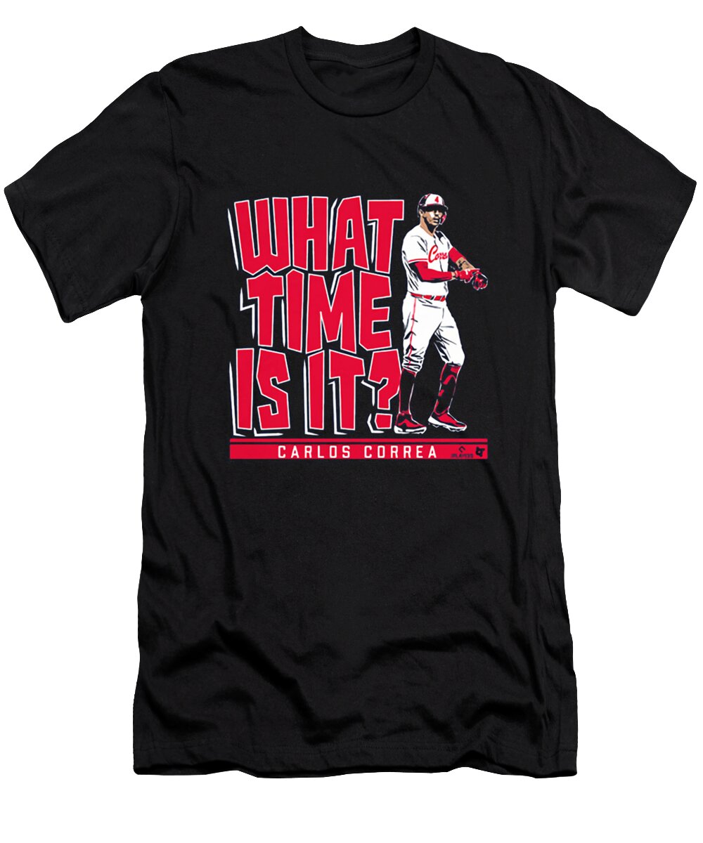Carlos Correa What Time Is It Minnesota Ozlem Altin T-Shirt