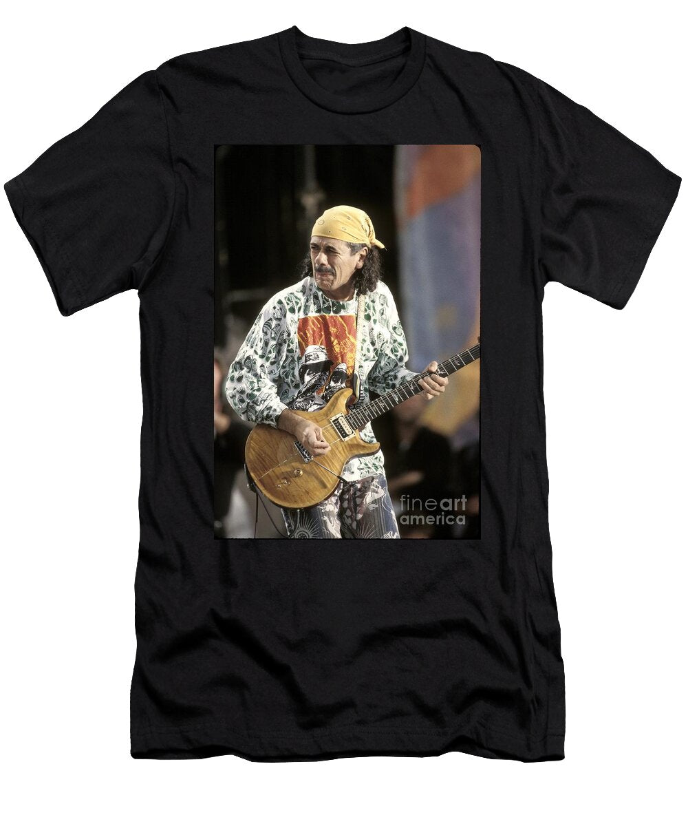 Carlos Santana Front Row Photographs T-Shirt