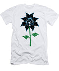 Carolina Panthers NFL Football Team Logo Flower Art Steven Shaver T-Shirt