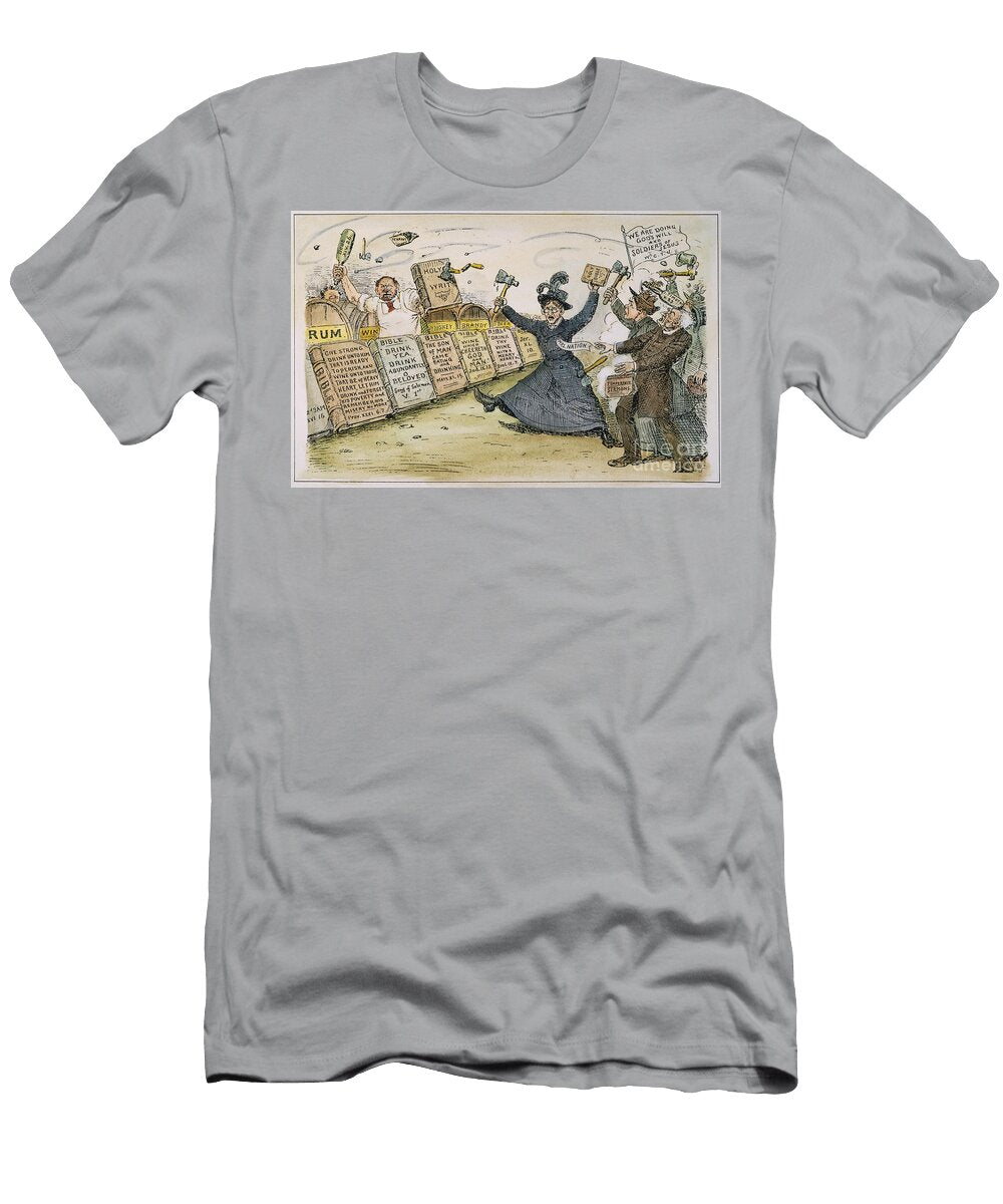 Carry Nation Cartoon 1901 Granger T-Shirt