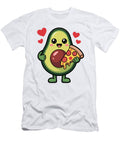 Cartoon Avocado Holding Pizza Slice Joanna Redesiuk T-Shirt