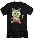 Cartoon Cat Eats Sushi with Chopsticks Designed By Vexels T-Shirt