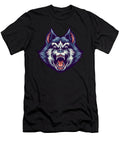Cartoon Head Siberian Husky Angry Aggressive Dog Artgrarisstudio T-Shirt