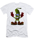 Cartoon Pickle with Boots Brian Swanke T-Shirt