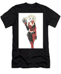 Cartoon Woman with Pigtails Holding Gun Matcha Coffe T-Shirt