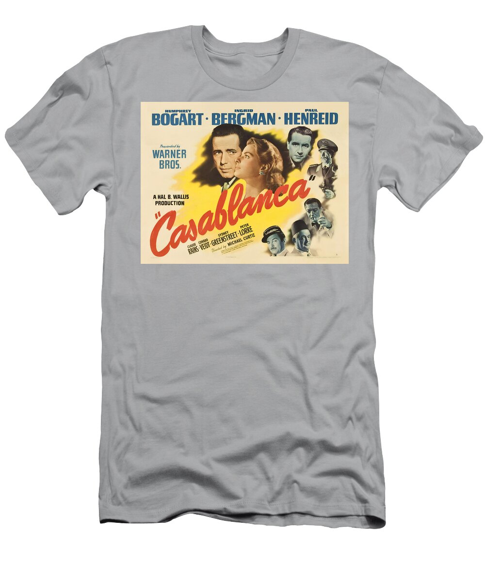 Casablanca 1942 Movie Poster T-Shirt