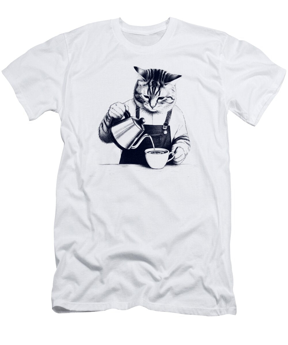 Cat Barista Job T-Shirt