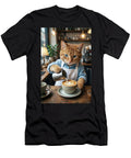 Cat Barista Pouring Latte Art Matthias Hauser T-Shirt