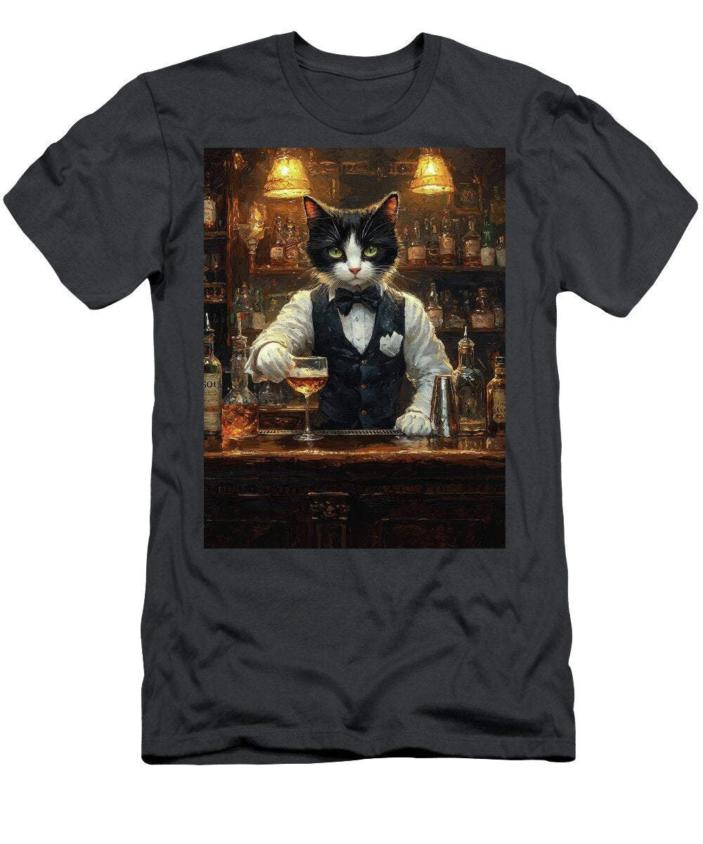 Cat Bartender Oliver Tufan T-Shirt