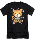 Cat Boba Tea Paws and Bubbles Galorepng 1 Irene Livingston T-Shirt