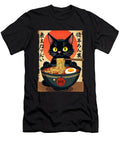 Cat Eating Ramen Noodles Japanese Kawaii Cat Zyneu Gangd T-Shirt