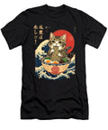 Cat Eating Ramen Noodles Kawaii Anime Manga Cat Zyneu Gangd T-Shirt