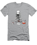Cat in a Chef Hat Baking a Cake Nic Squirrell T-Shirt
