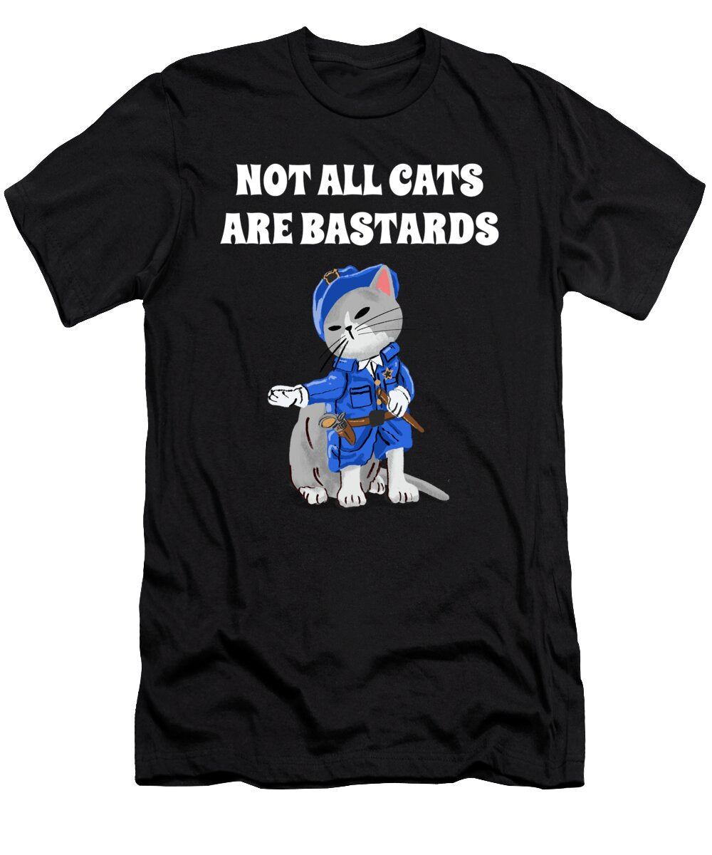 Cat in Police Costume Me T-Shirt