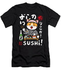 Cat Japanese Eating Sushi Chef Kawaii Ramen Zyneu Gangd T-Shirt