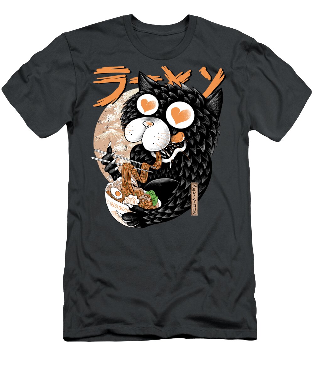Cat Love Ramen Quilimo Studio T-Shirt