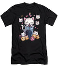 Cat Rambut Milk Tea Brown Douxie Grimo Art T-Shirt