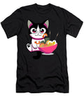 Cat Ramen Cute Cat Eating Kasper Holck T-Shirt
